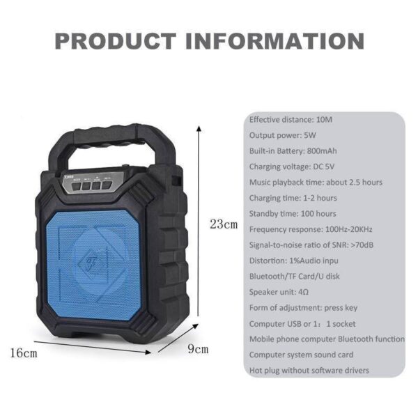 اسپیکر بلوتوث قابل حمل Fj مدل 668 - خرید - بهترین قیمت