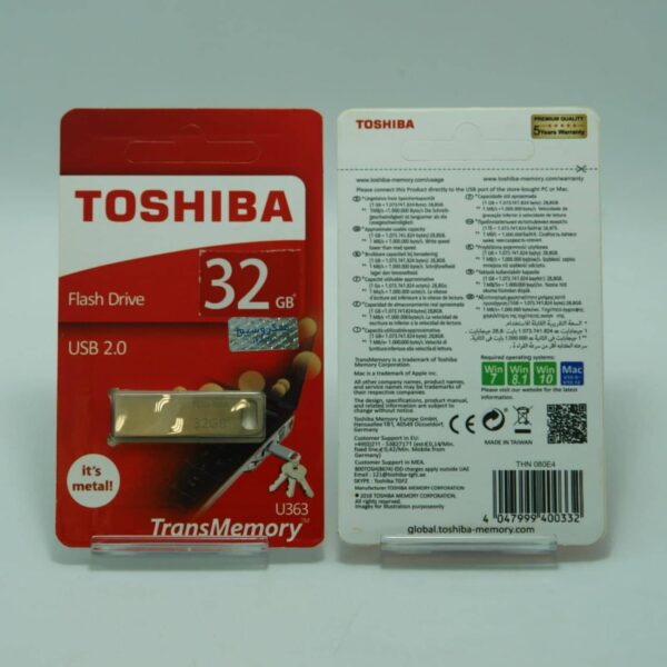 فلش مموری ظرفیت 32 گیگابایت مدل Toshiba U363