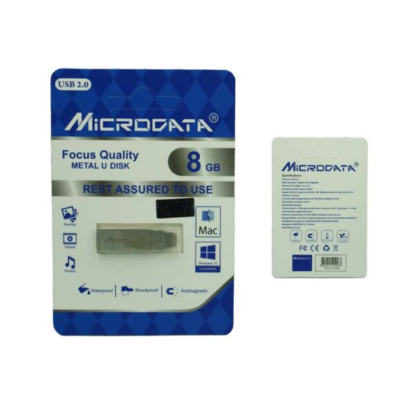 فلش مموری ظرفیت 8 گیگابایت مدل Microdata Focus