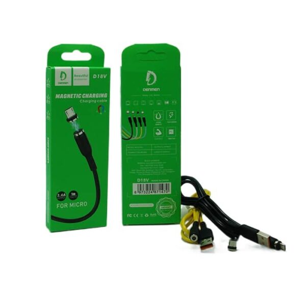 کابل گوشی MicroUSB دنمن مدل D18v طول 1 متر