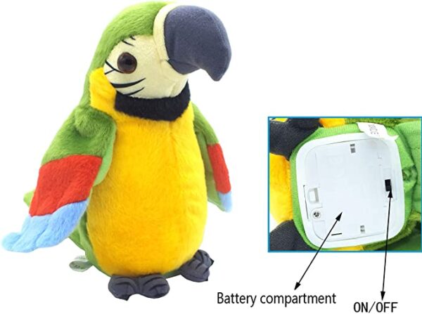 Talking toy parrot