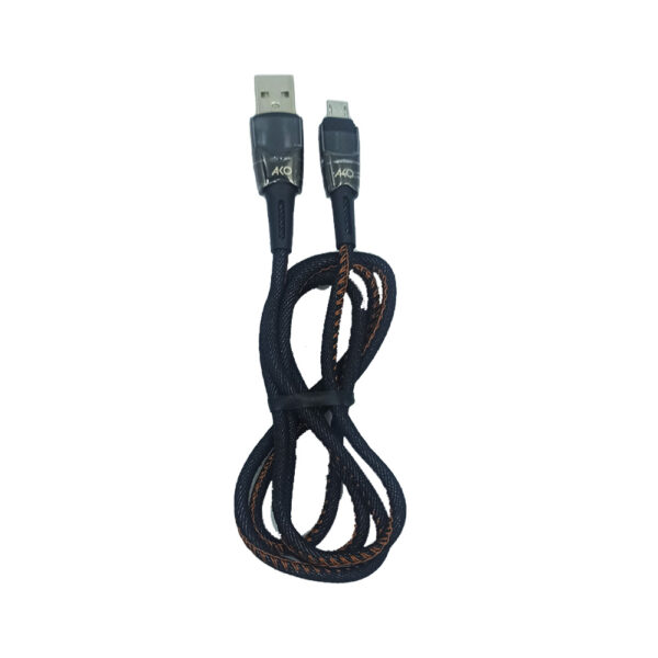 کابل گوشی MicroUSB اکو مدل AC-13 کنفی پوست ماری