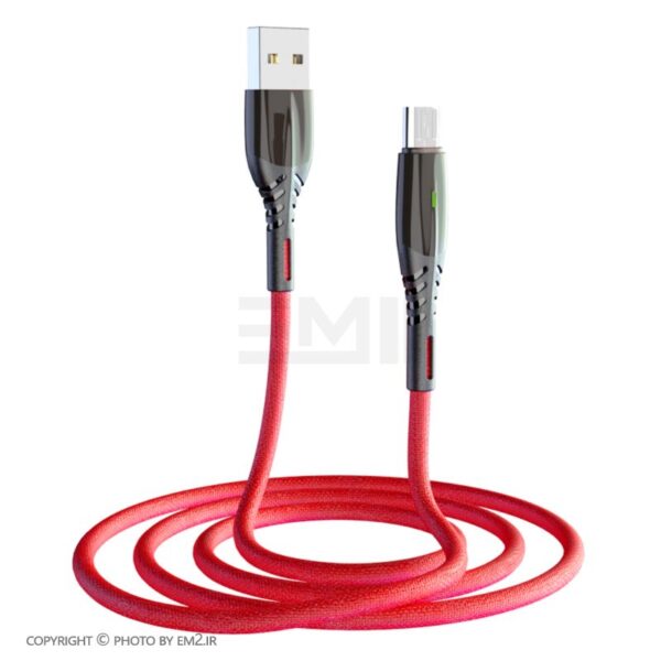 کابل گوشی MicroUSB سوپر فست شارژ کانفلون مدل S91 اورجینال با گارانتی