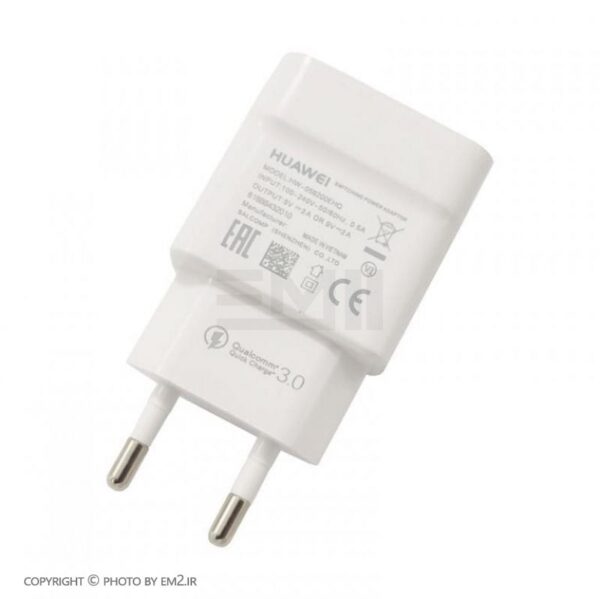 شارژر گوشی MicroUSB هواوی فست QC3 اصل چین کد 102