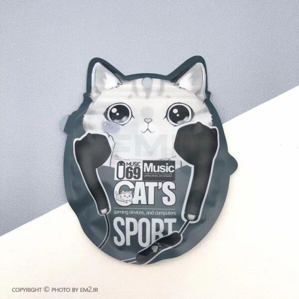 هندزفری فانتزی مدل CATS SPORT پکدار