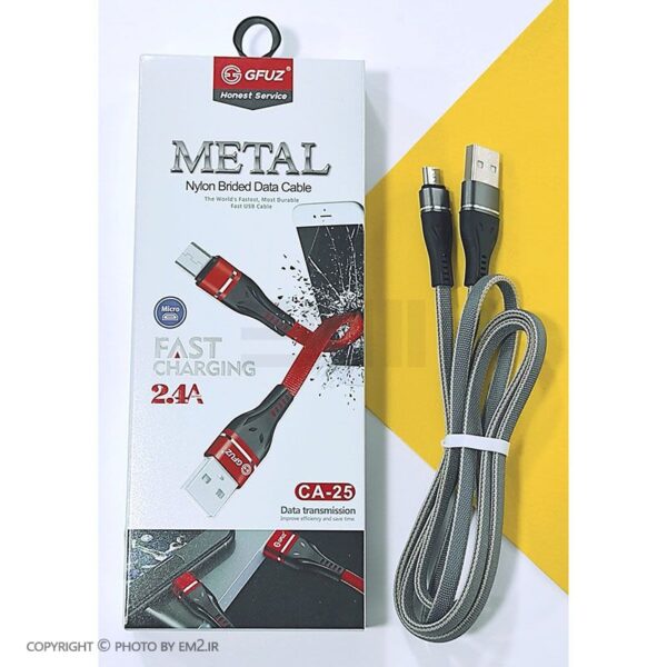 کابل گوشی MicroUSB جیفیوز مدل CA-25 اورجینال