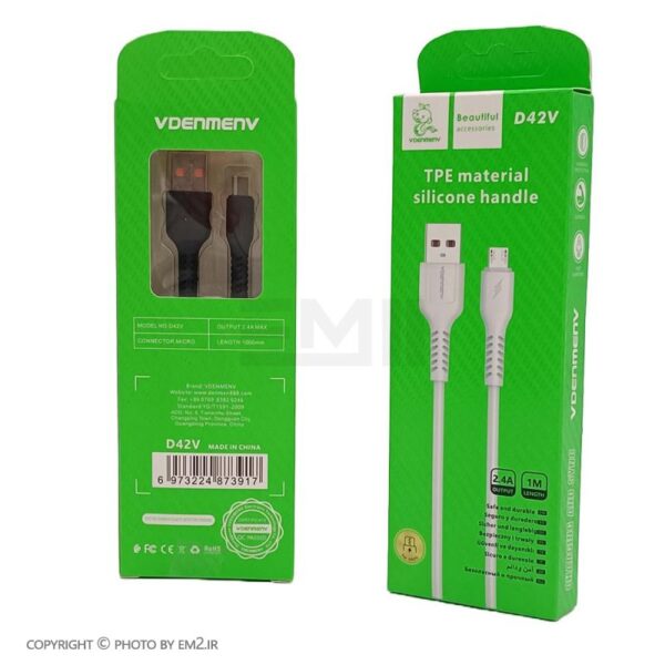 کابل گوشی Microusb دنمن مدل D-42V