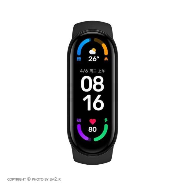 مچ بند هوشمند شیائومی مدل MI BAND 6 GLOBAL VERSION