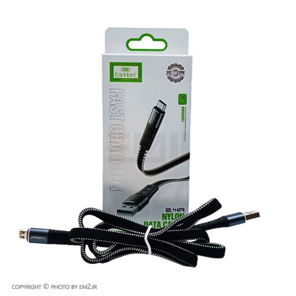 کابل گوشی MicroUSB یک متری ارلدام مدل EC_170M