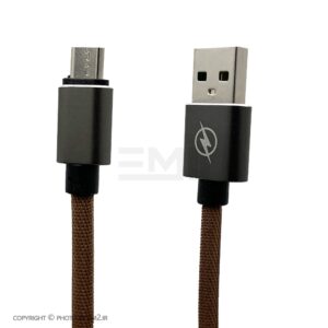 کابل MICRO پاوربانکی کنفی دوسرفلزی