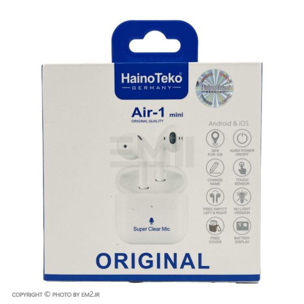 ایرپاد HAINO TEKO مدل AIR 1 MINI اورجینال - صدای شفاف، سازگار با اندروید و iOS