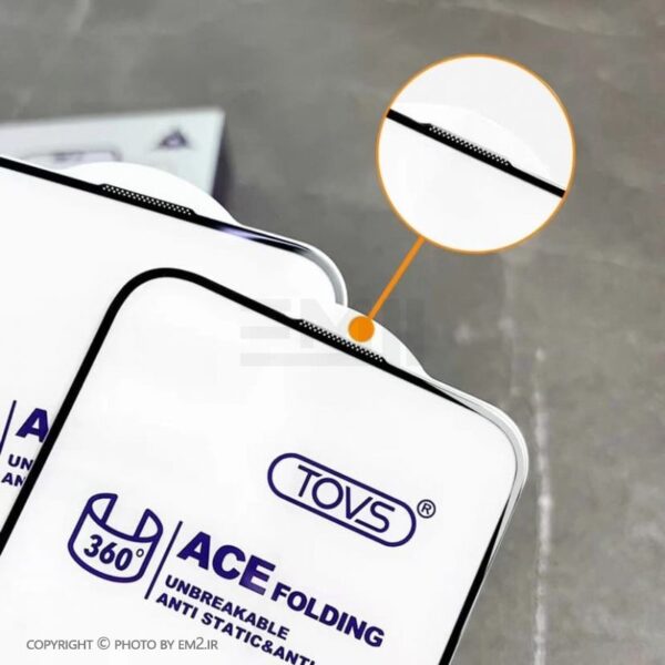 گلس ACE FOLDING مدل آیفون 13 / 13 پرو / 14 | محافظت کامل و بی‌نظیر برای گوشی‌های شما