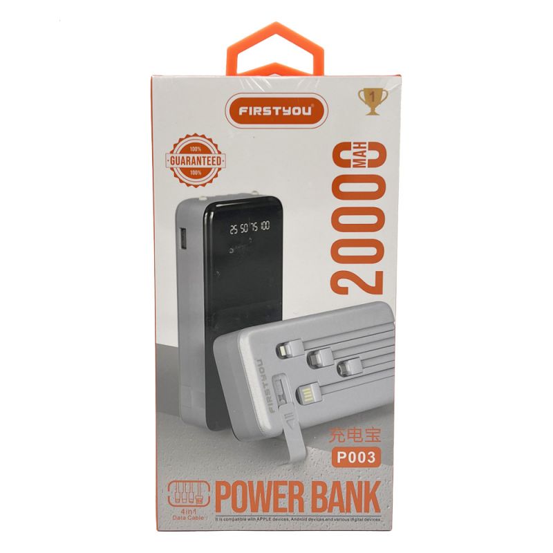 پاوربانک FRISTYOU 20000MAH مدل P003 – شارژ سریع و ایمن