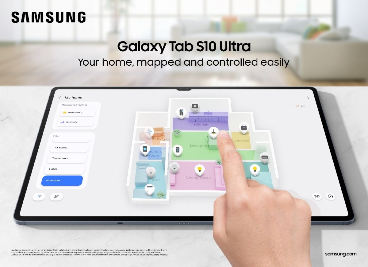 صفحه نمایش بدون انعکاس Samsung Galaxy Tab S10 Ultra