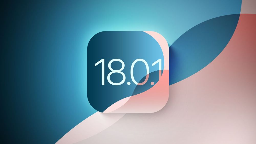 لوگوی آپدیت iOS 18.0.1