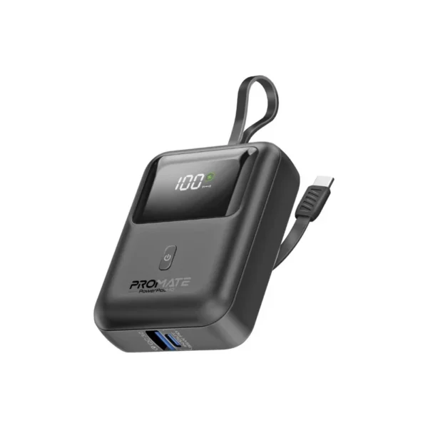 پاوربانک پرومیت مدل POWERPOD-10.BLK ظرفیت 10000 میلی آمپرساعت