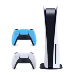 پلی استیشن 5 استاندارد دیسک خور به همراه دسته اضافه آبی