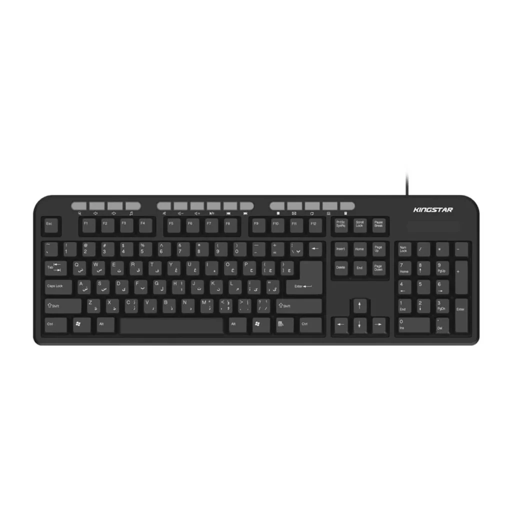 کیبورد با سیم کینگ استار مدل KB66