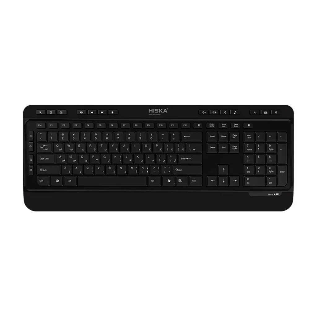 کیبورد بی سیم هیسکا مدل HX KE235W