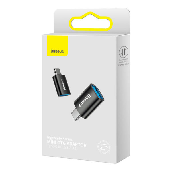 مبدل USB-C به USB3.1 باسئوس مدل Ingenuity Series Mini OTG Adaptor ZJJQ000001