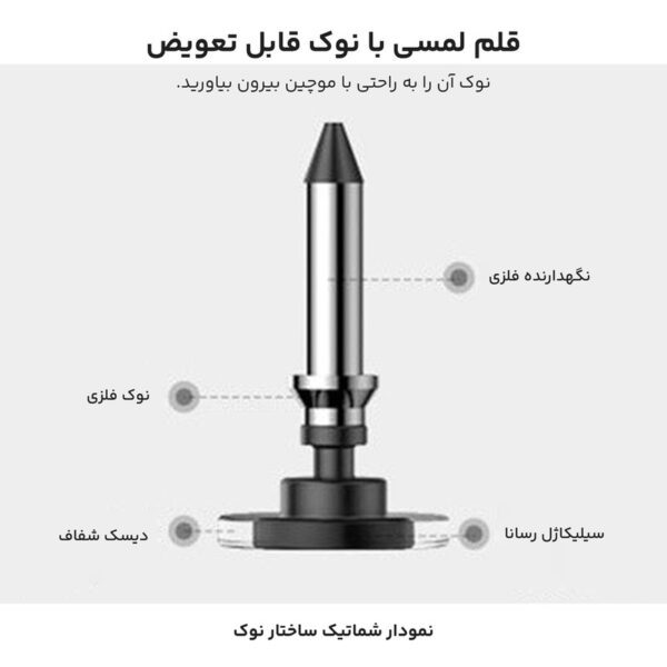 قلم لمسی باسئوس مدل ACPCL-0S