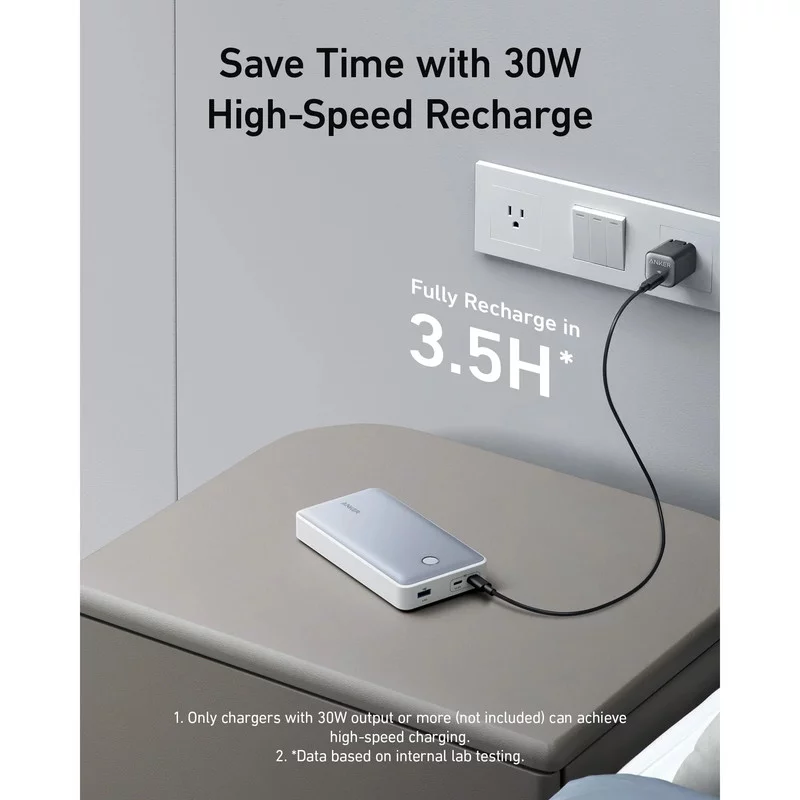 پاوربانک انکر مدل PowerCore 537 ظرفیت 24000 میلی آمپر ساعت 8 پاوربانک انکر مدل PowerCore 537 ظرفیت 24000 میلی آمپر ساعت