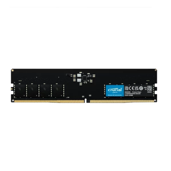 رم کامپیوتر DDR5 تک کاناله 5600 مگاهرتز CL46 کروشیال ظرفیت 32 گیگابایت