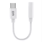 کابل تبدیل USB-C به جک 3.5 میلیمتری دی ام مدل AD026 طول 0.12 متر 12 کابل تبدیل USB C به جک 3.5 میلیمتری دی ام مدل AD026 طول 0.12 متر