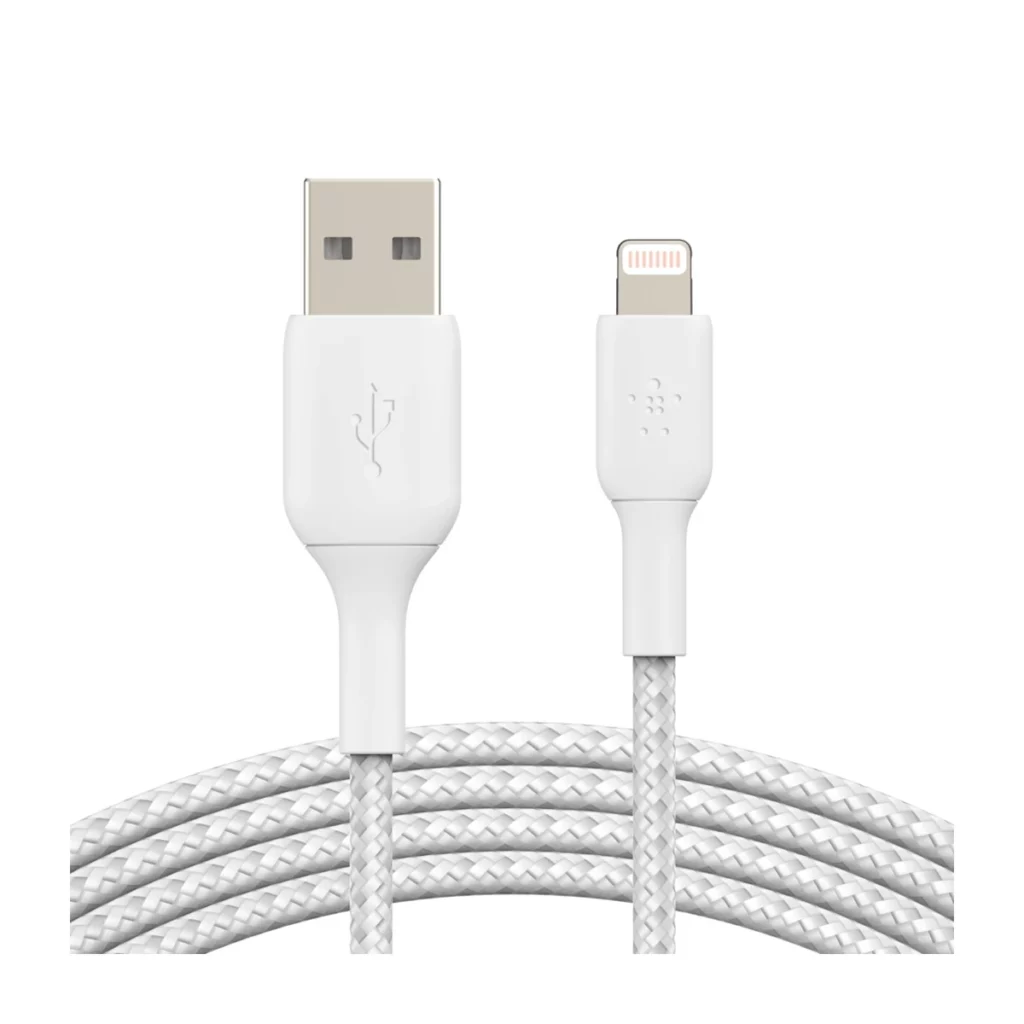 کابل لایتنینگ به USB A بلکین مدل CAA002bt1MWH طول 1 متر