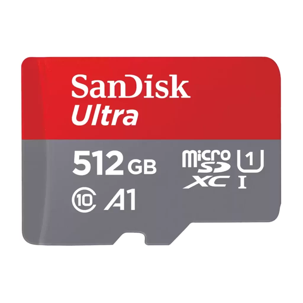 کارت حافظه microSDXC سن دیسک مدل Ultra A1 کلاس 10 استاندارد UHS I سرعت 150MBps ظرفیت 512 گیگابایت