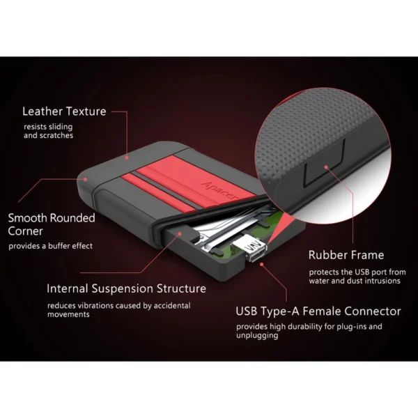 هارد اکسترنال اپیسر مدل AC633 ظرفیت 1 ترابایت