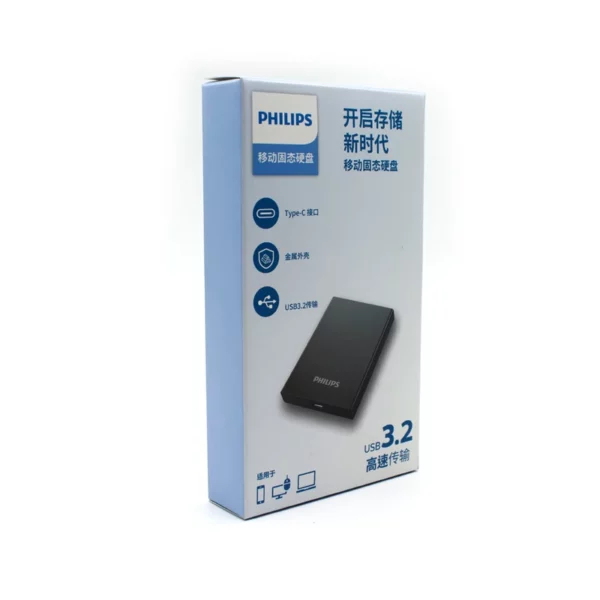 اس اس دی اکسترنال فیلیپس مدل portable ssd ظرفیت 256 گیگابایت