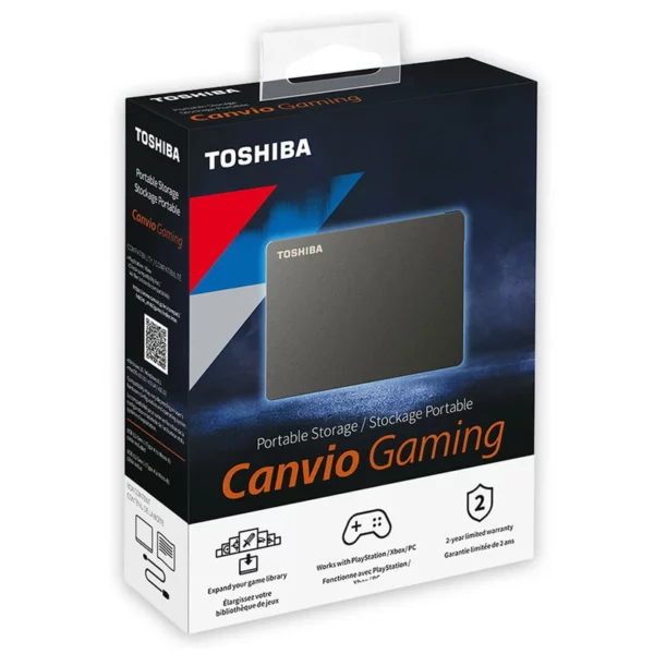 هارد اکسترنال توشیبا گیمینگ مدل Canvio Gaming ظرفیت 2 ترابایت