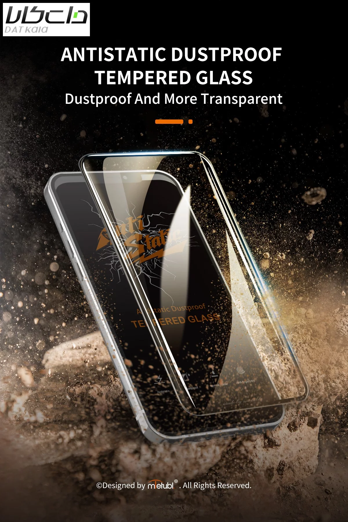 گلس آنتی استاتیک MIETUBL مناسب برای گوشیهای Samsung A05S / M14 4G / F14 4G / A06 9 گلس آنتی استاتیک MIETUBL مناسب برای گوشیهای Samsung A05S / M14 4G / F14 4G / A06