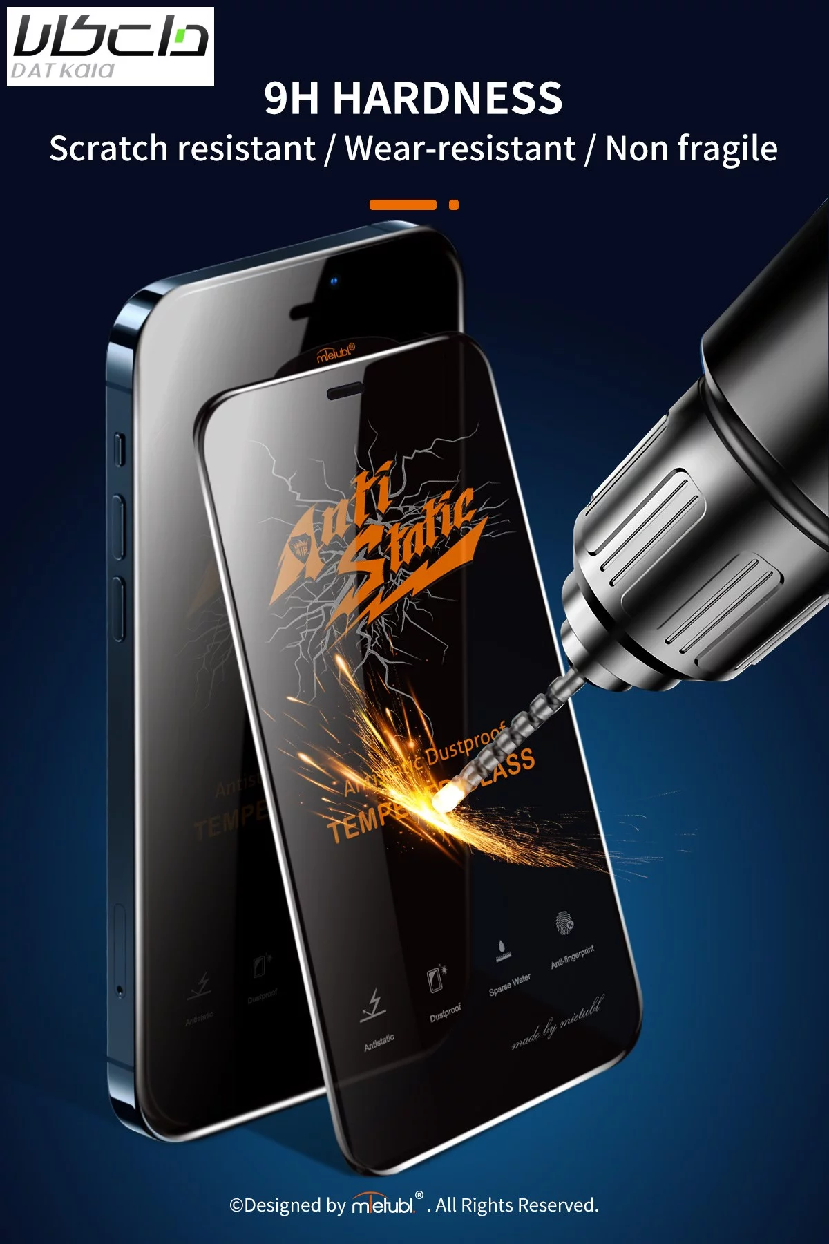 گلس آنتی استاتیک MIETUBL مناسب برای گوشیهای Samsung A05S / M14 4G / F14 4G / A06 8 گلس آنتی استاتیک MIETUBL مناسب برای گوشیهای Samsung A05S / M14 4G / F14 4G / A06