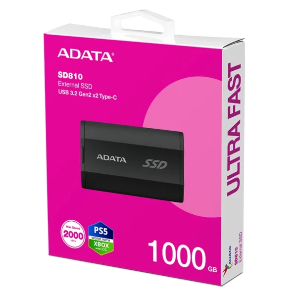هارد اس اس دی اکسترنال ای دیتا مدل SD810 ظرفیت 1 ترابایت