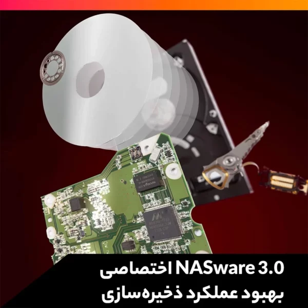 هارد دیسک اینترنال وسترن دیجیتال مدل Red Plus NAS-WD60EFZX ظرفیت 6 ترابایت