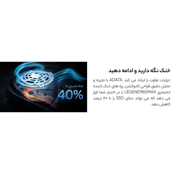 هارد اس اس دی اینترنال ای دیتا مدل LEGEND 960 MAX ظرفیت دو ترابایت