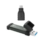 هارد اس اس دی اکسترنال سیلیکون پاور مدل MS70 ظرفیت 1 ترابایت به همراه تبدیل USB به TYPE C 17 MS70