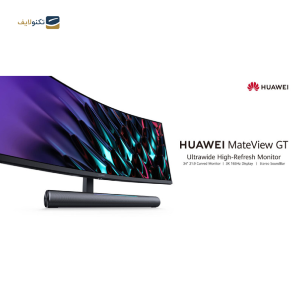 مانیتور هوآوی مدل MateView GT سایز 34 اینچ به همراه ساندبار