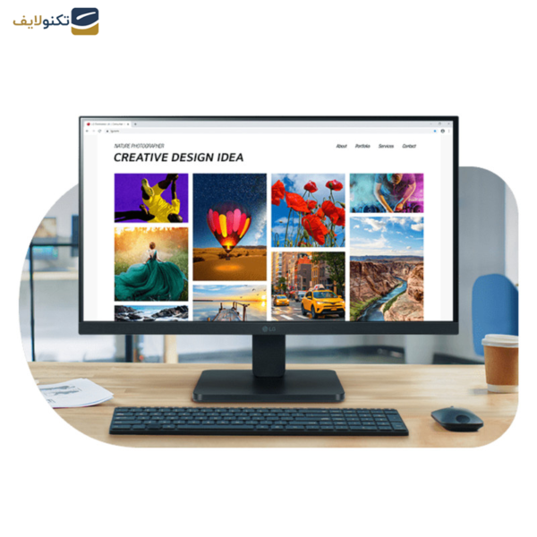 مانیتور ال جی مدل 22MR410-B سایز 22 اینچ