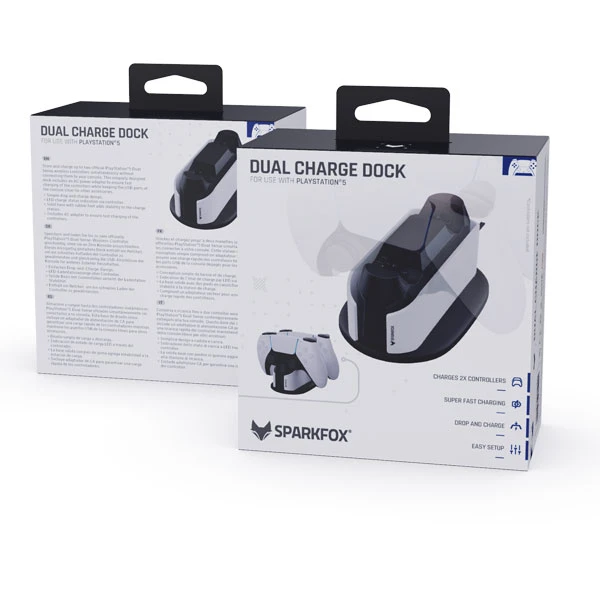 پایه شارژر اسپارک فاکس مدل W20P504 مناسب دسته پلی استیشن 5 10 پایه شارژر اسپارک فاکس مدل W20P504 مناسب دسته پلی استیشن 5