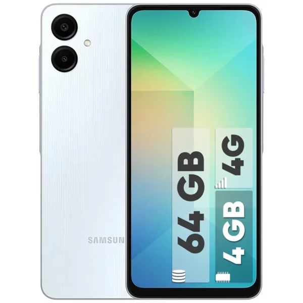 گوشی موبايل سامسونگ مدل Galaxy A06 4G ظرفیت 64 گیگابایت رم 4 گیگابایت