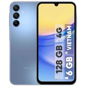 گوشی موبایل سامسونگ مدل Galaxy A15 4G ظرفیت 128 گیگابایت رم 6 گیگابایت - ویتنام - سرمه‌ای