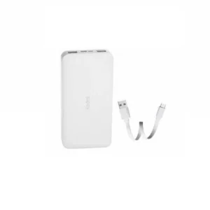 پاوربانک شیائومی مدل Redmi PB100LZM ظرفیت 10000 میلی آمپر ساعت به همراه کابل تبدیل microUSB - مشکی
