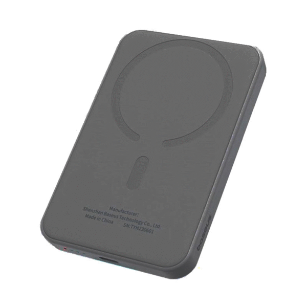 پاوربانک باسئوس مدل Magnetic Mini WIRELESS FAST PPCXM05 ظرفیت 5000 میلی آمپر ساعت