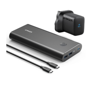 پاوربانک انکر مدل PowerCore+ 45W ظرفیت 26800 میلیآمپر به همراه شارژر دیواری انکر مدل B1376