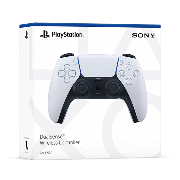 دسته بازی سفید مدل PS5 DualSense White