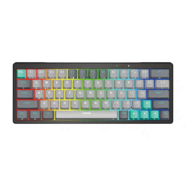 کیبورد بی سیم گیمینگ فنتک مدل ATOM PRO63 MK912