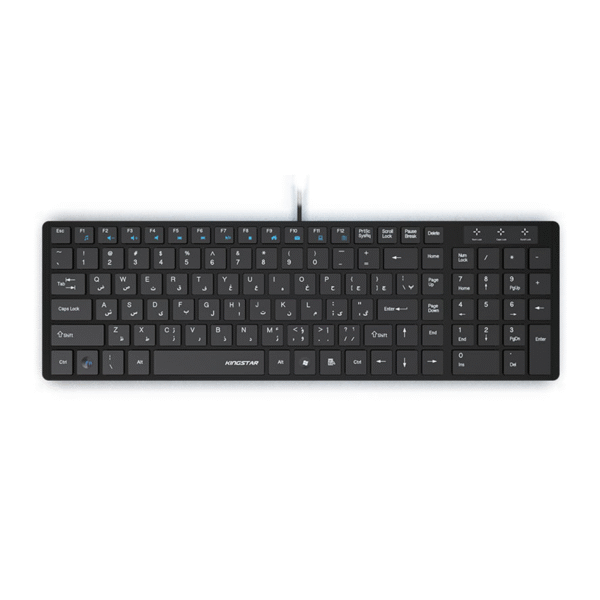 کیبورد با سیم کینگ استار مدل KB80